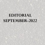 Editorial- September- 2022