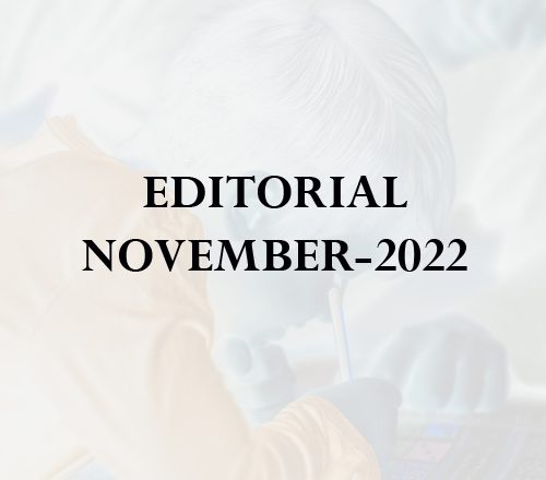 Editorial- November-2022